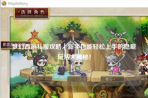 梦幻西游私服攻略｜新手也能轻松上手的隐藏玩法大揭秘！